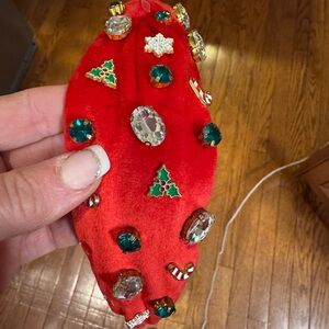 Embellished Red Headband